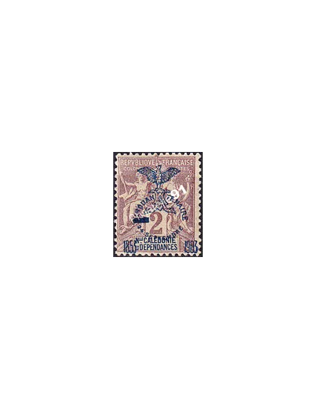 Nouvelle-Calédonie, n° 81 charnière, timbres des Colonies