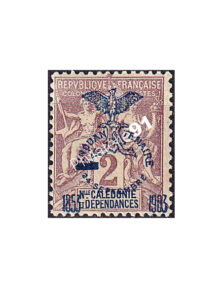 Nouvelle-Calédonie, n° 81 charnière, timbres des Colonies