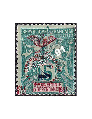 Nouvelle-Calédonie, n° 83 charnière, timbres des Colonies