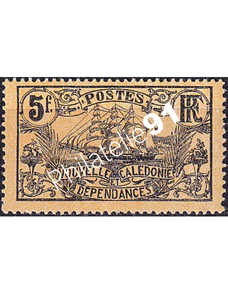 Nouvelle-Calédonie, n° 104a charnière, timbres des Colonies