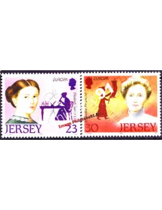 JERSEY, n°  733 à 734, EUROPA 1996, collection timbres Europe