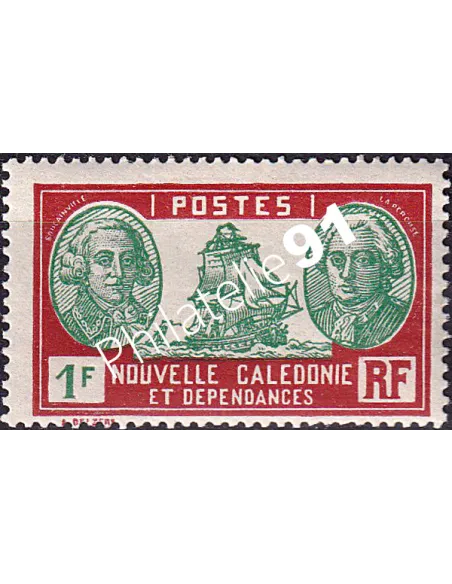 Nouvelle-Calédonie, n° 184 charnière, timbres des Colonies
