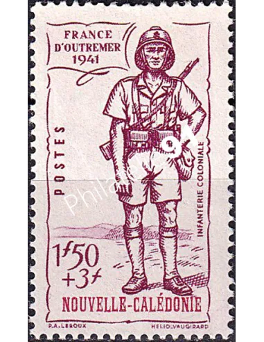 Nouvelle-Calédonie, n° 191 charnière, timbres des Colonies