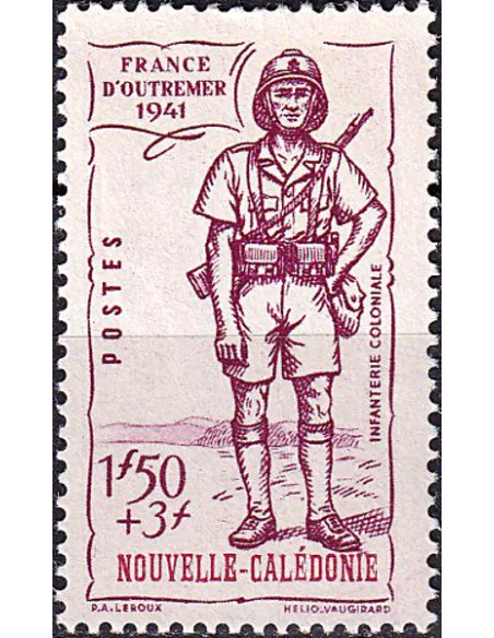 Nouvelle-Calédonie, n° 191 charnière, timbres des Colonies