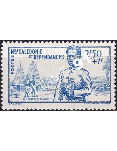 Nouvelle-Calédonie, n° 192 charnière, timbres des Colonies