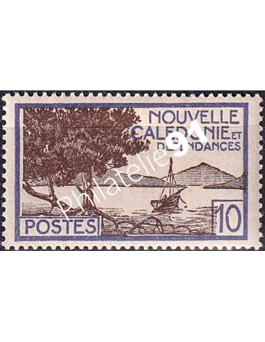 Nouvelle-Calédonie, n° 244 charnière, timbres des Colonies
