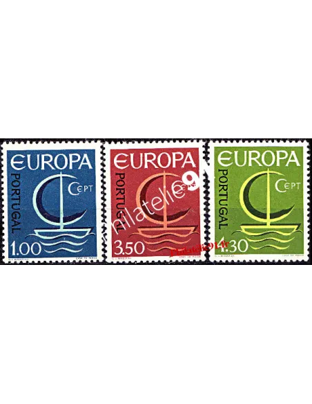 timbres du Portugal n° 993 à 995 - EUROPA 1966