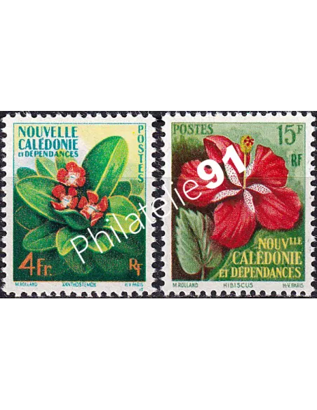 Nouvelle-Calédonie, n° 288 à 289 neufs, timbres des Colonies