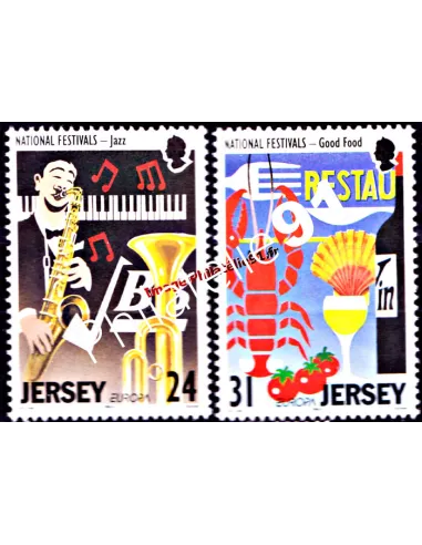 JERSEY - n°  816 - 817 - EUROPA 1998 - Festivals nationaux