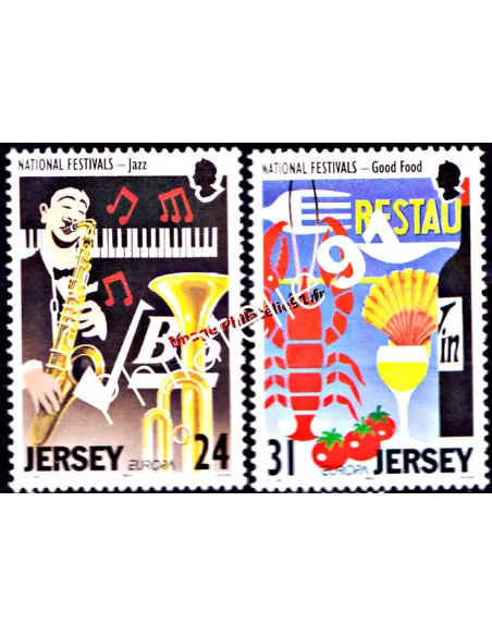 JERSEY - n°  816 - 817 - EUROPA 1998 - Festivals nationaux