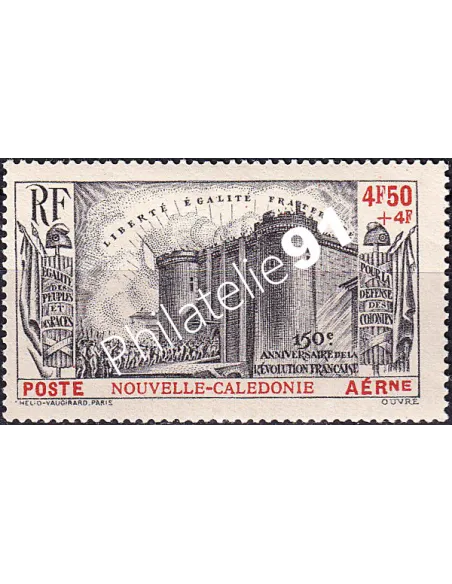 Nouvelle-Calédonie, PA n° 35 charnière, timbres des Colonies