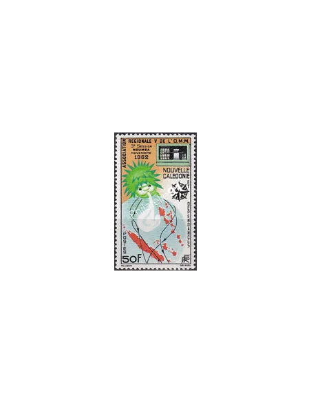 NOUVELLE CALEDONIE, n° 306 charnière, collection timbres Dom-Tom