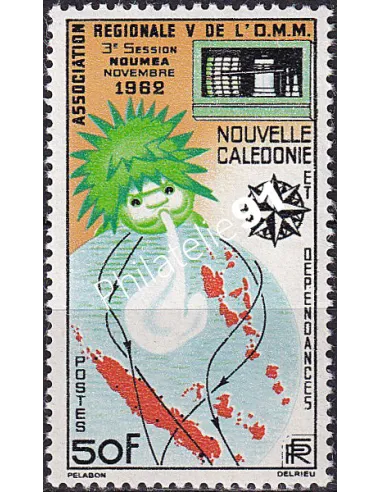 NOUVELLE CALEDONIE, n° 306 charnière, collection timbres Dom-Tom