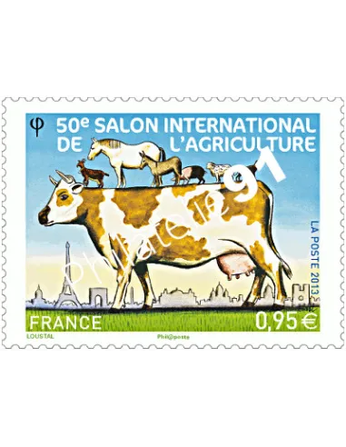 Timbre de France n° 4729. 50ème Salon international de l'agriculture.