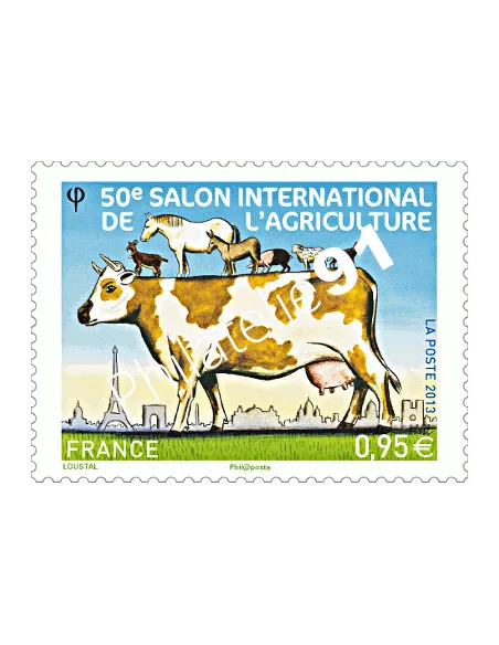 Timbre de France n° 4729. 50ème Salon international de l'agriculture.