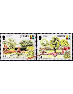 Timbres de JERSEY n° 881 à 882 - EUROPA 1999 - Réserves et parcs naturel