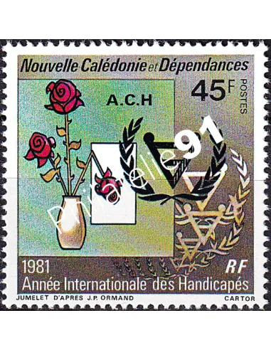 NOUVELLE CALEDONIE, n° 451 neuf, collection timbres Dom-Tom
