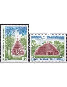 NOUVELLE CALEDONIE, n° 553 à 554 neufs, collection timbres Dom-Tom