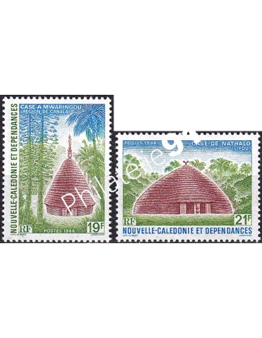 NOUVELLE CALEDONIE, n° 553 à 554 neufs, collection timbres Dom-Tom