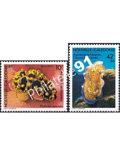 NOUVELLE CALEDONIE, n° 594 à 595 neufs, collection timbres Dom-Tom