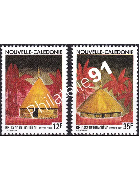 NOUVELLE CALEDONIE, n° 609 à 610 neufs, collection timbres Dom-Tom