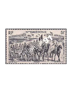 NOUVELLE CALEDONIE, PA n° 55 charnière, collection timbres colonies