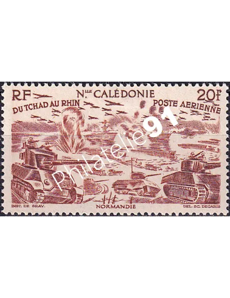 NOUVELLE CALEDONIE, PA n° 58 neuf, collection timbres colonies