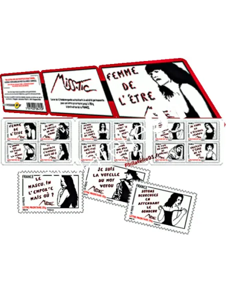 ADH. n° 538 à 549 - BC 538 - "Femme de l'être" de Miss Tic