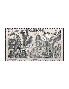 NOUVELLE CALEDONIE, PA n° 59 charnière, collection timbres colonies