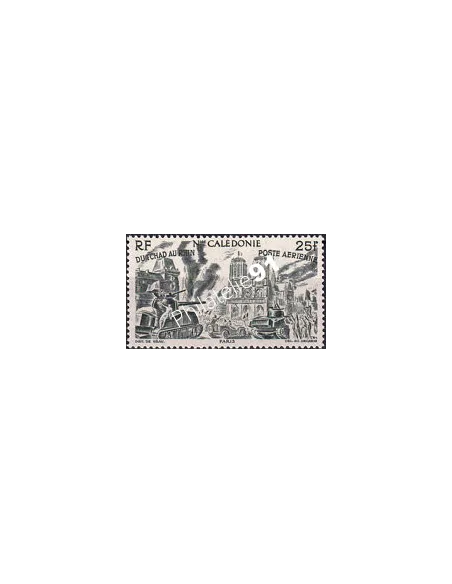 NOUVELLE CALEDONIE, PA n° 59 charnière, collection timbres colonies