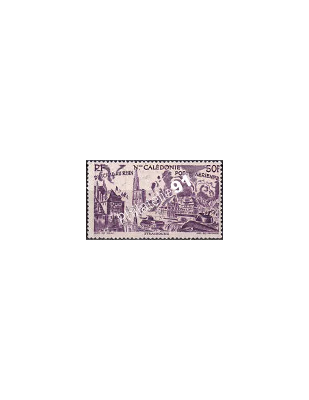 NOUVELLE CALEDONIE, PA n° 60 charnière, collection timbres colonies
