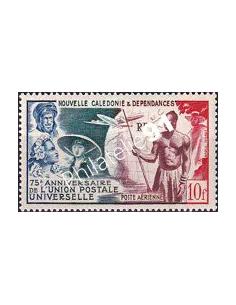 NOUVELLE CALEDONIE, PA n° 64 charnière, collection timbres colonies