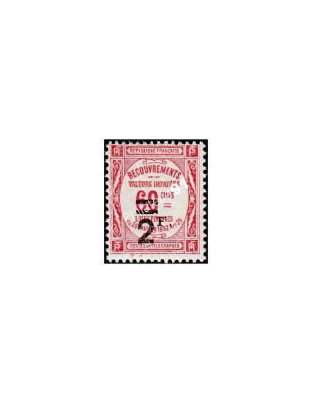 Timbre-Taxe n° 54, Timbre de recouvrement, collection timbres France