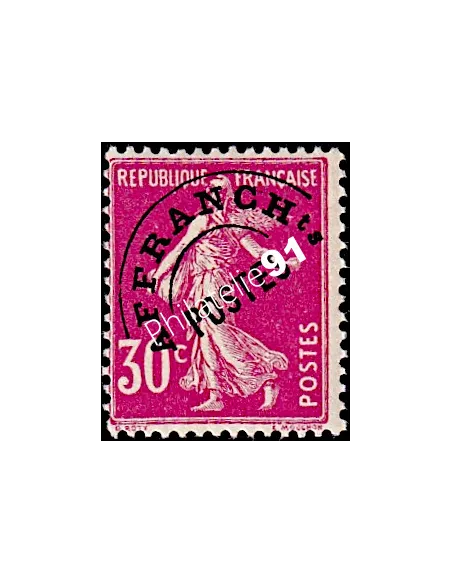 Timbre de France Préoblitéré n°  59 - Type semeuse