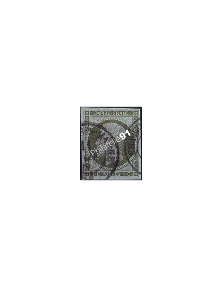 Timbre Classique n° 11 non dentelé oblitéré, collection timbres France