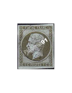 Timbre Classique n° 11 non dentelé oblitéré, collection timbres France