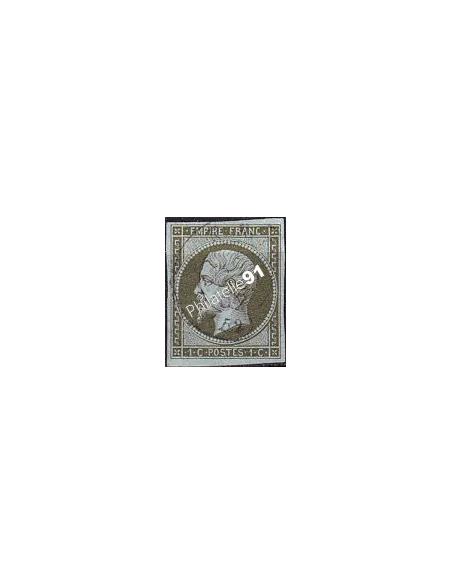 Timbre Classique n° 11 non dentelé oblitéré, collection timbres France