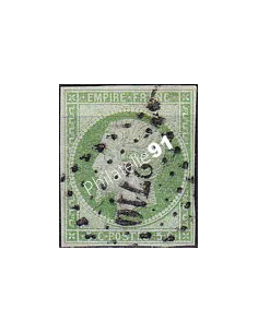 Timbre Classique n° 12a non dentelé oblitéré, collection timbres France