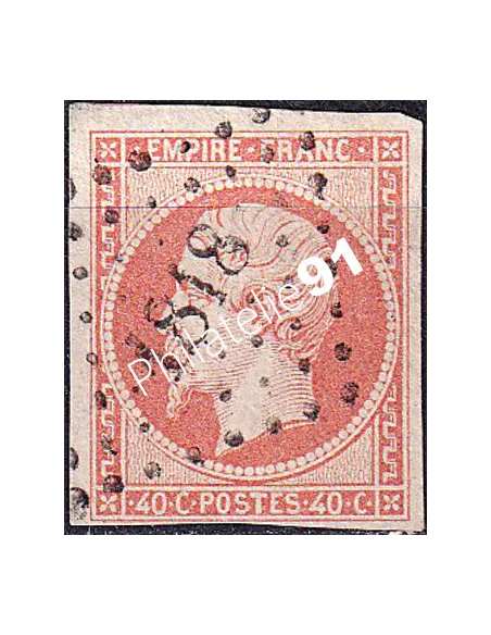 Timbre Classique n° 16j non dentelé oblitéré, timbres France
