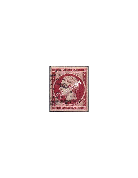 Timbre Classique n° 17Al non dentelé oblitéré, timbres France