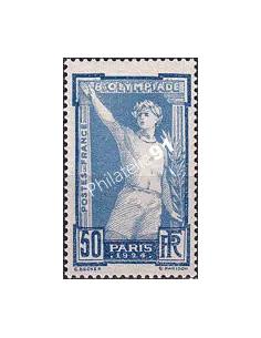 n° 186 charnière, collection timbres France