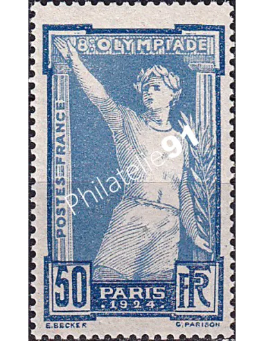 n° 186 charnière, collection timbres France