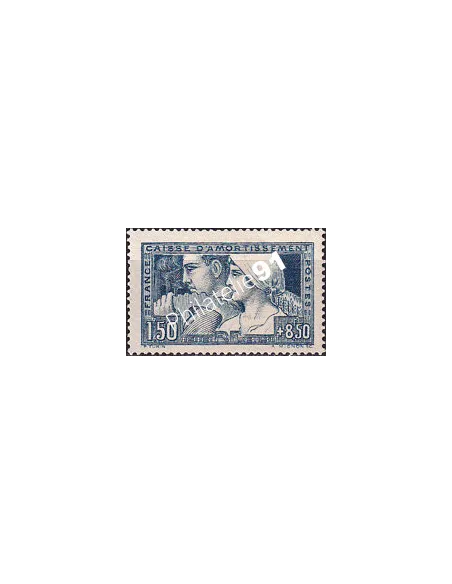 Timbre n° 252a neuf, collection timbres de France