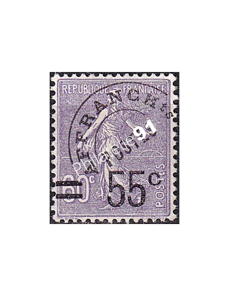 Timbre Préoblitéré n° 47 sans gomme (oblitéré), timbres France