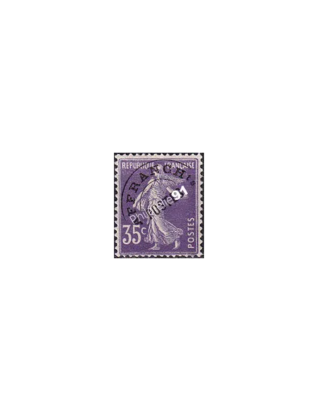 Timbre préoblitéré n°  62 charnière, Timbres France