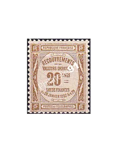 Timbre-taxe n° 45 neuf, collection timbres France