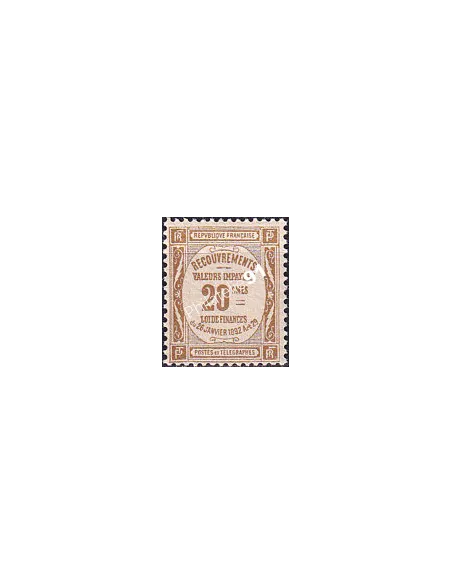 Timbre-taxe n° 45 neuf, collection timbres France