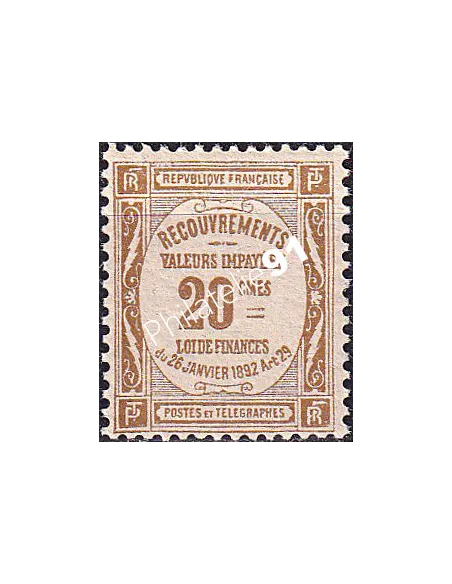 Timbre-taxe n° 45 neuf, collection timbres France