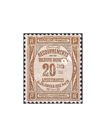 Timbre-taxe n° 45 neuf, collection timbres France