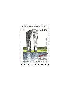 Timbre de France n° 4735. Valence, châteaux d'eau de Philolaos.